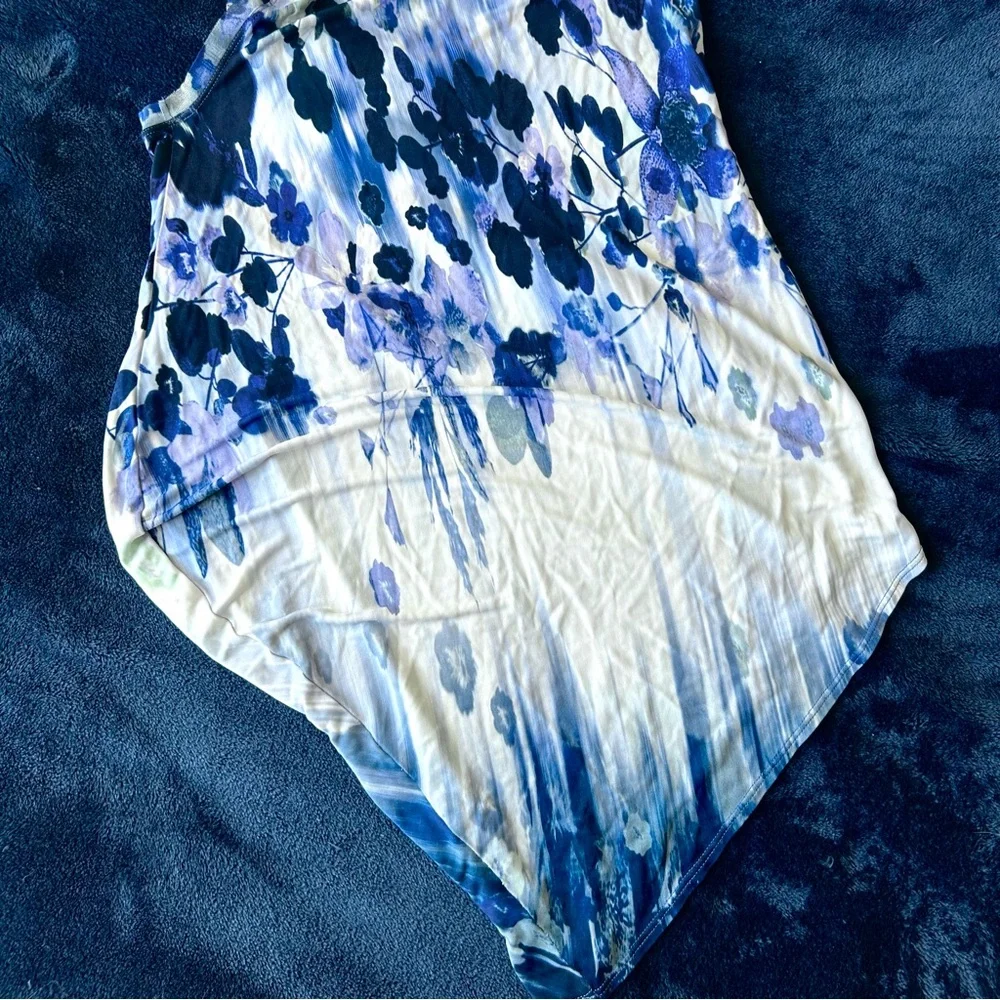 Fuzzi draped mesh trim tank top - Picture 4 of 7